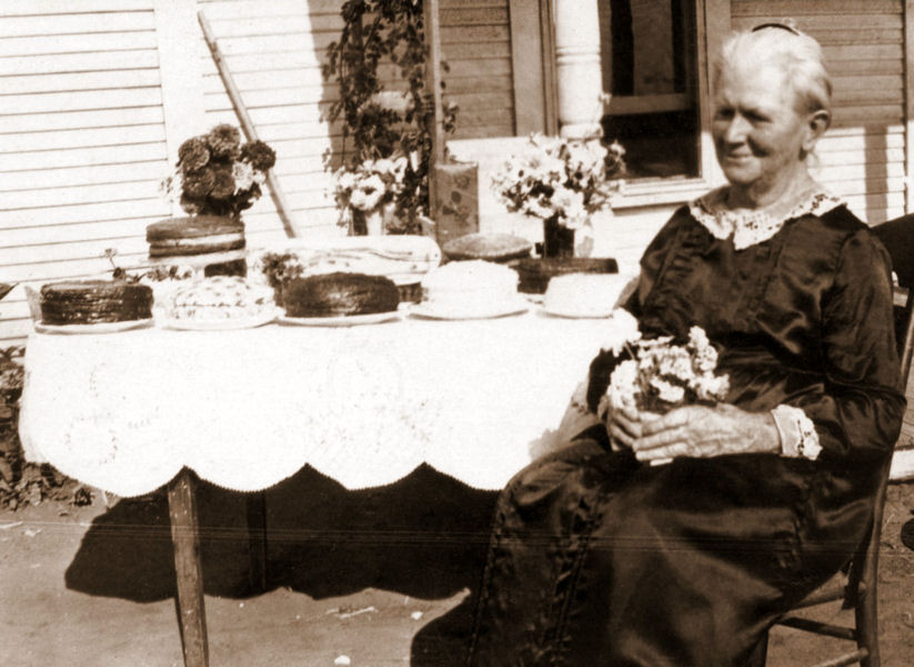 Theodora Hoppe Fuchs birthday, c. 1935 Theodora Hoppe Fuchs birthday, c. 1935